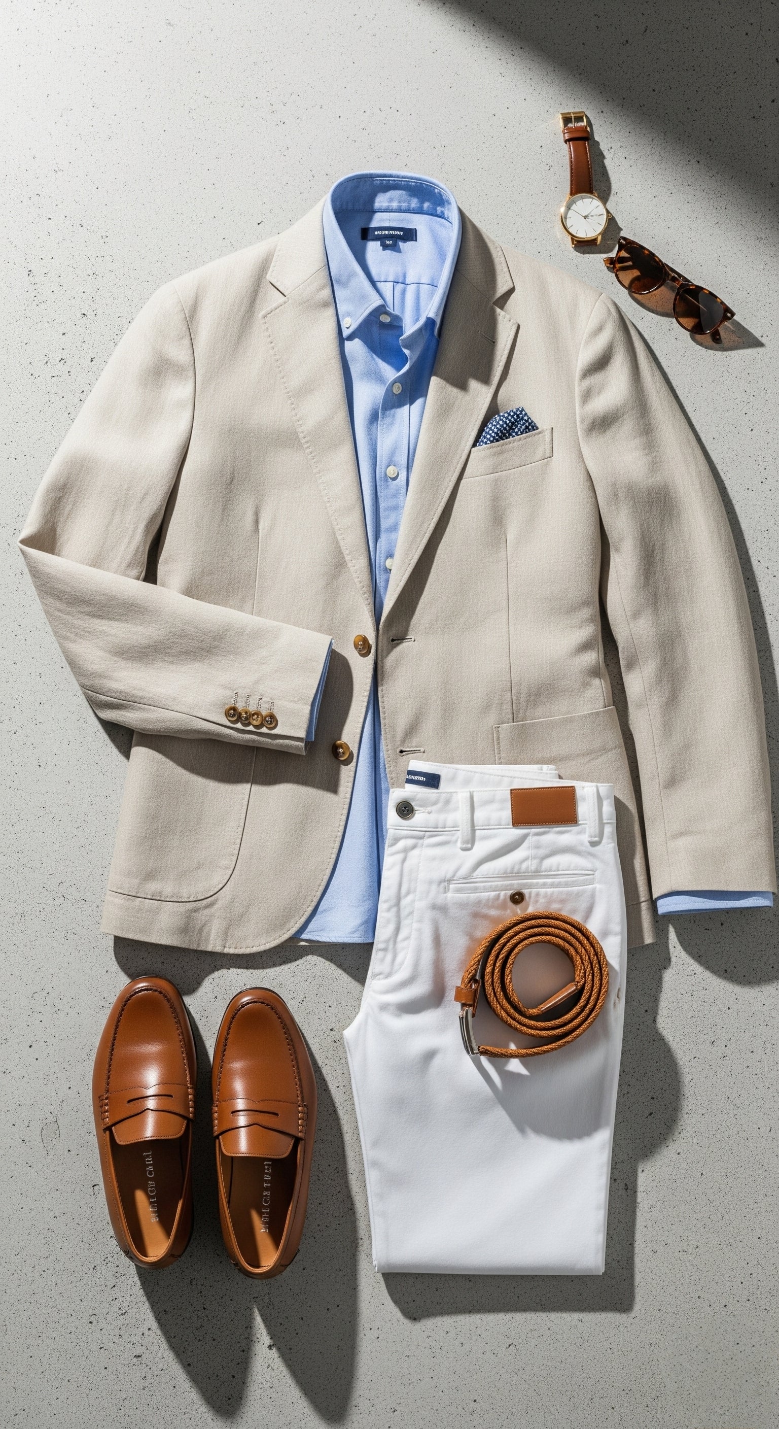 The Coastal Classic: Men’s Refined Summer Ensemble